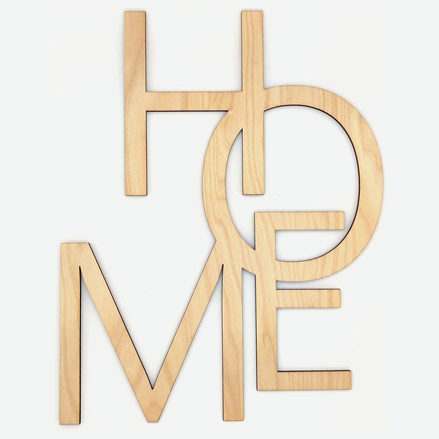 Amazon.de: Geschenkhaltig HOME Schriftzug für Wand | Schriftzug Holz ...